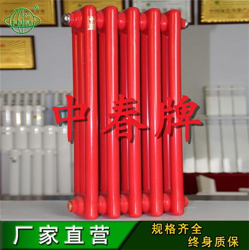 厂 图 钢制二柱型散热器gz205 二柱型